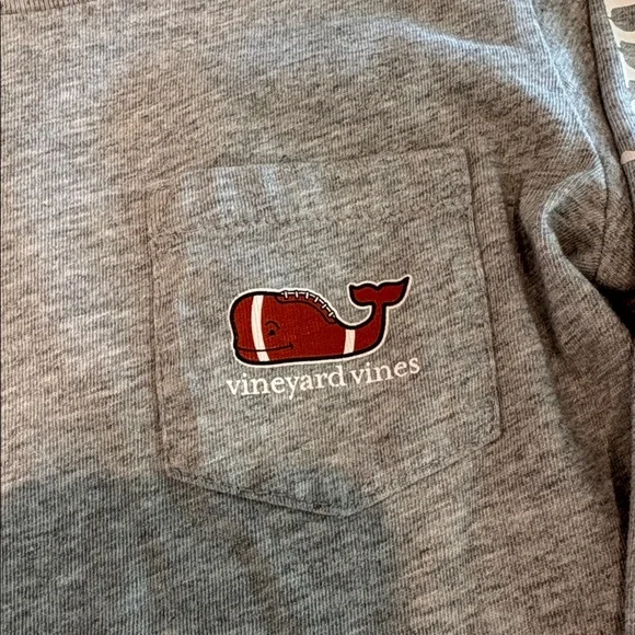 Toddler Vineyard Vines football Long Sleeve Tee - Picture 2 of 4